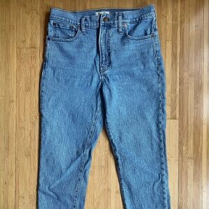Madewell Jeans Women's size 30 Blue Denim Perfect Vintage Ankle Pants Denim w32